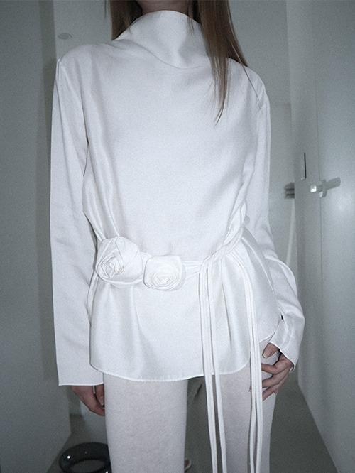 silky turtle blouse, 3color