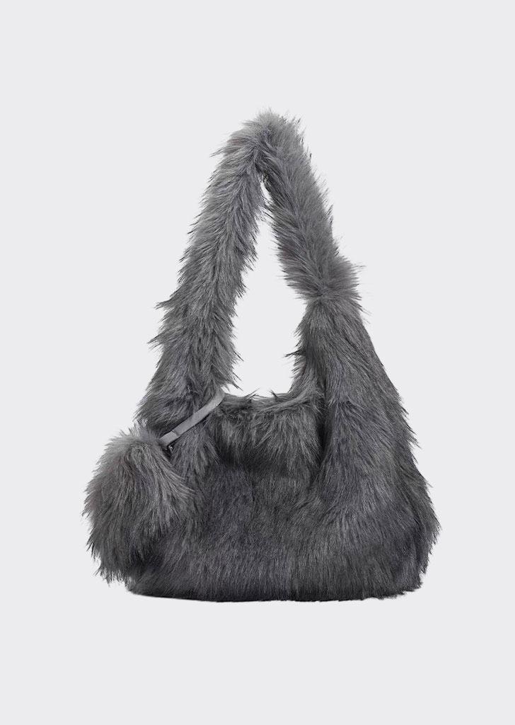 WINTER FOM FOM SHOULDER BAG - GRAY