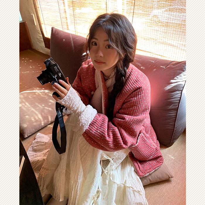 [자체제작] 마고자 떡볶이 양털 면패딩