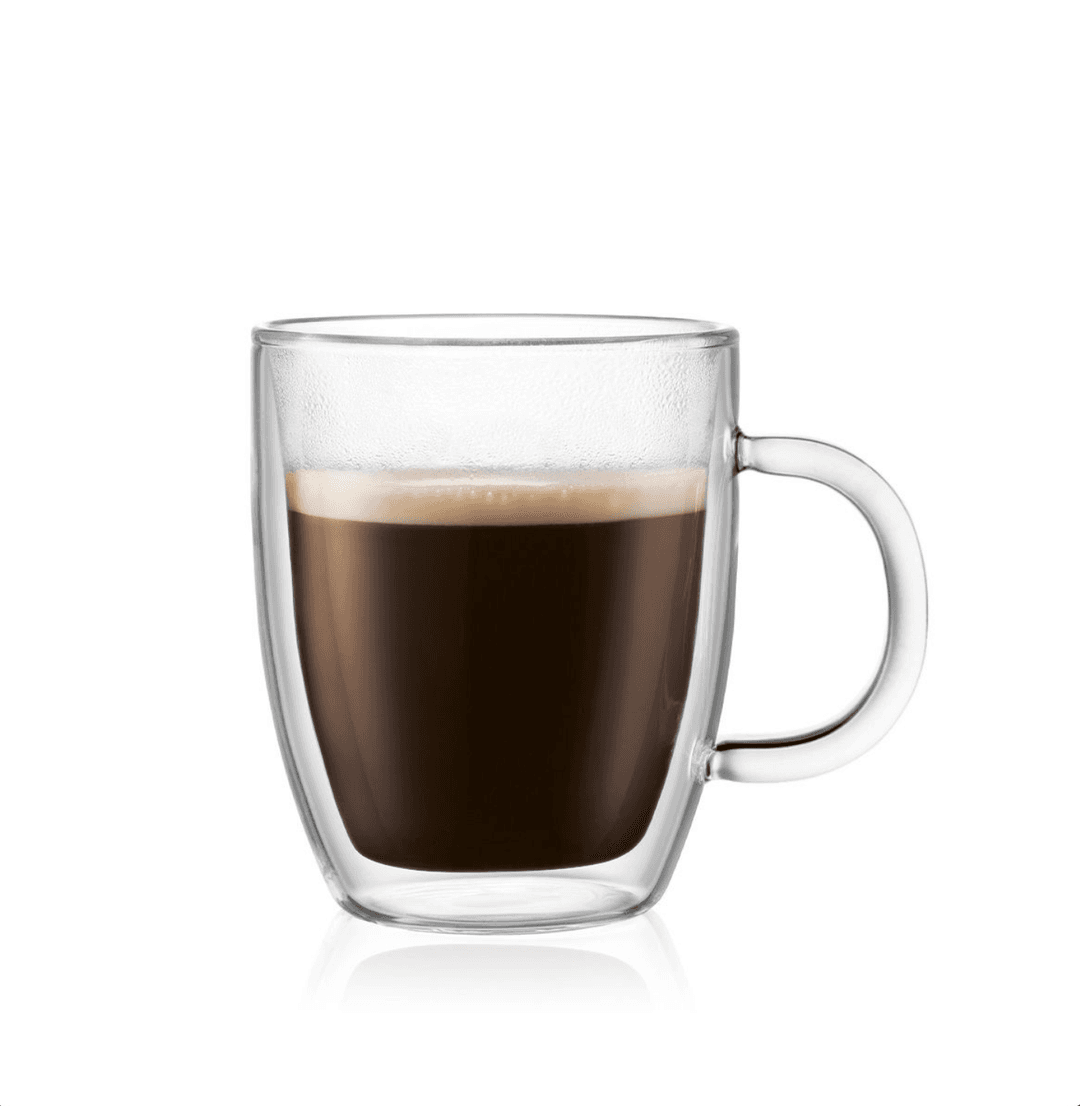 Bodum 보덤 비스트로 더블월 이중 글래스 머그 세트 2P 내열 홈카페 유리컵