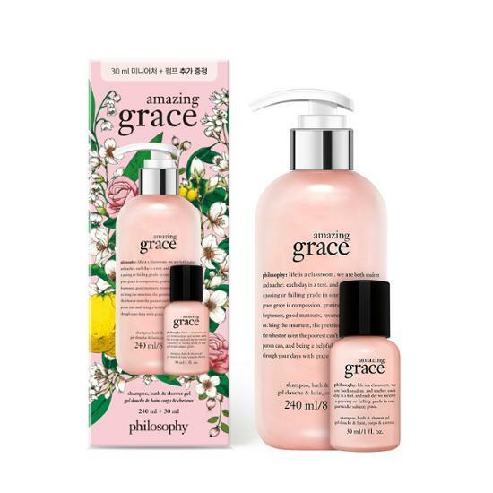 필로소피 어메이징그레이스 샤워젤 240ml+30ml 증정 기획