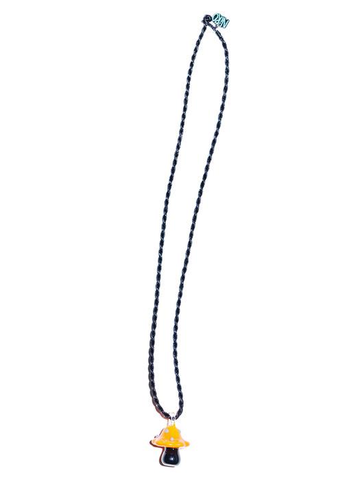 iLOVE MUSHROOM NECKLACE(POLY TWiST STRAP) #105