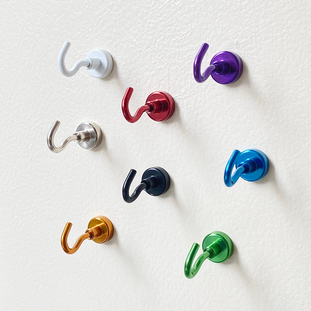 초강력 자석 후크 현관마스크걸이 마크네틱 냉장고자석 소품걸이 네오디움 인싱글즈