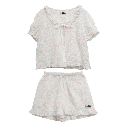 Frill Rainbow Two Piece