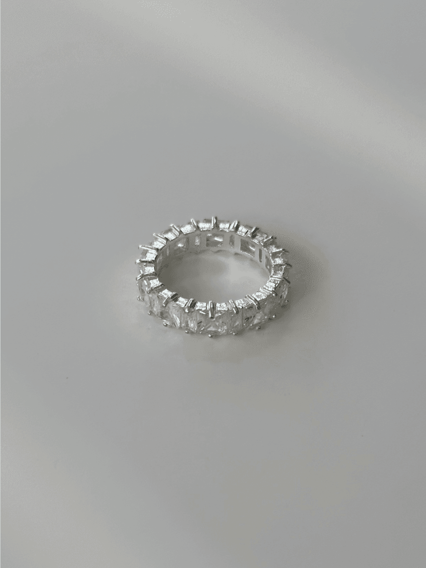 (925silver)Bold ice ring