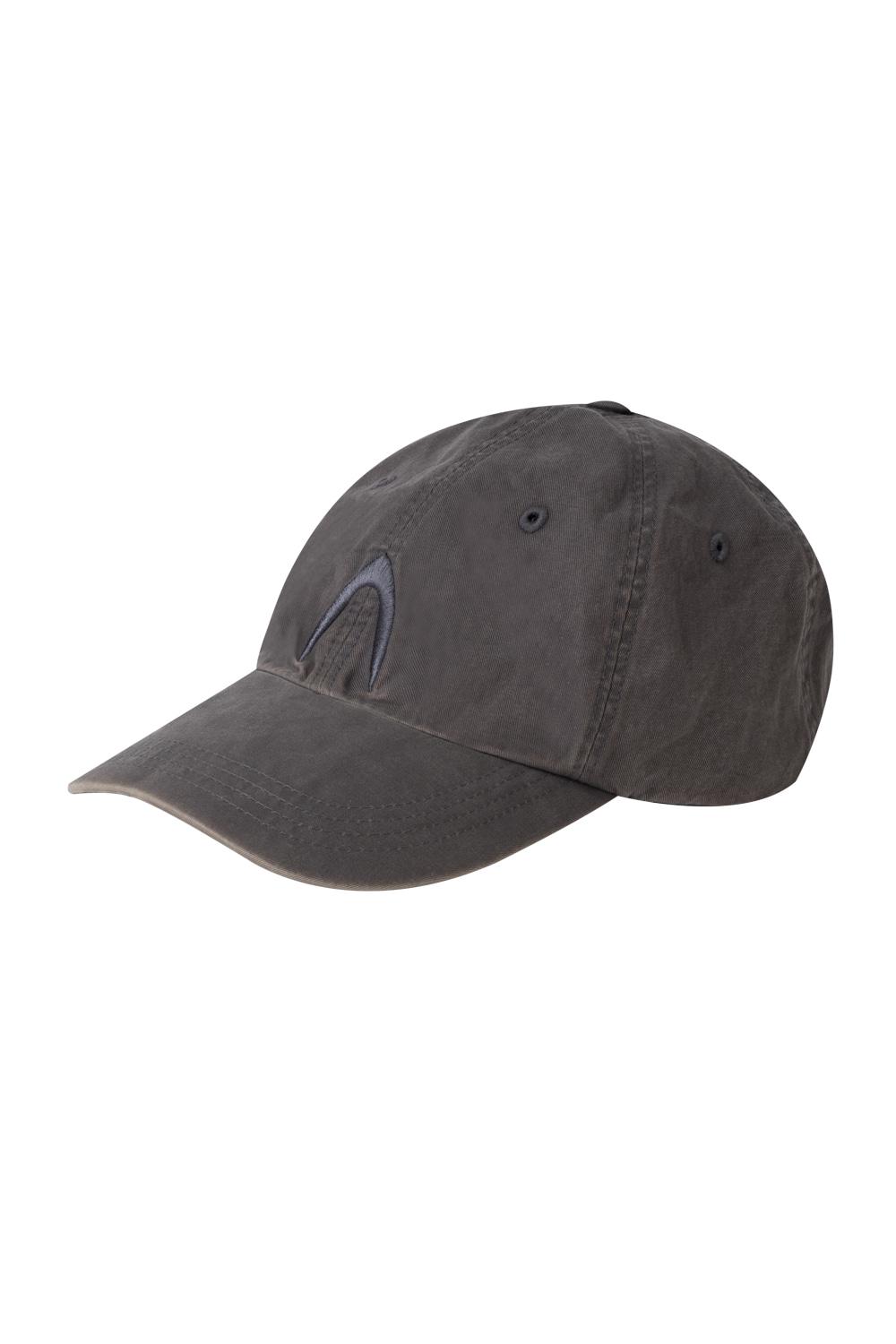 Washed Cotton Ball Cap (Gray)