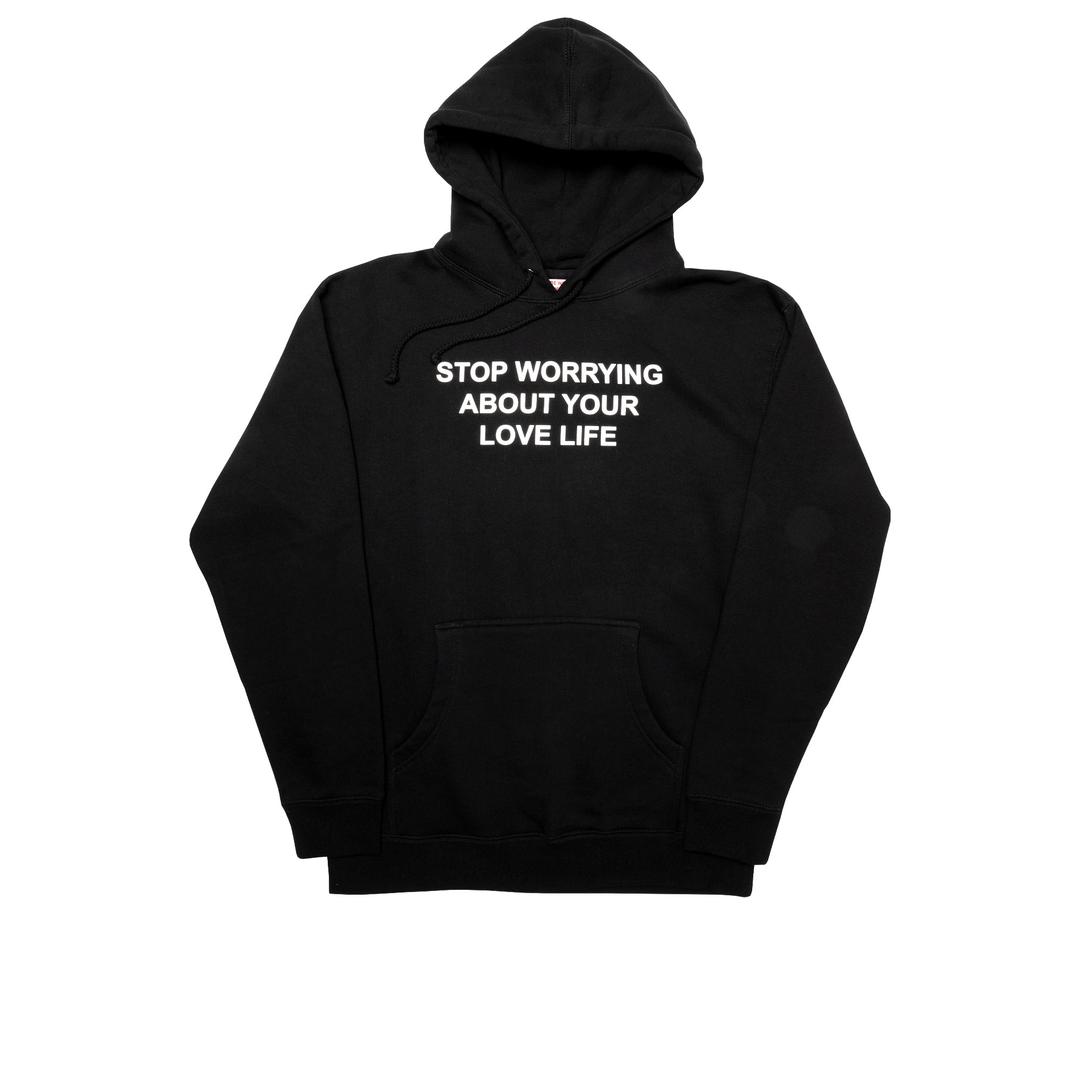 Stop Worrying Hoodie - XSmall