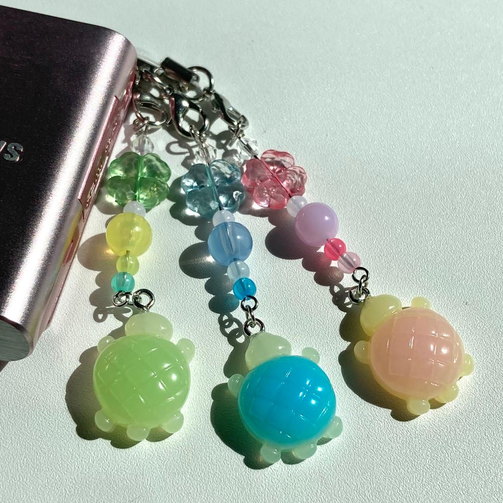 메론빵 거북이 키링/폰스트랩