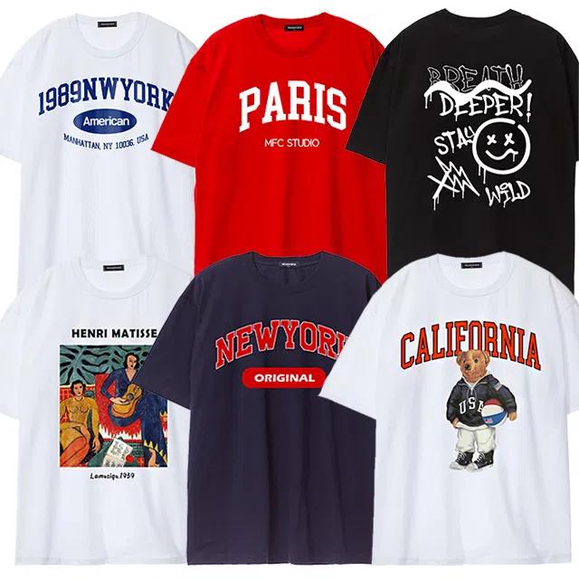 자체제작 기획 여름 오버핏 20종 가성비 반팔티셔츠 PL01