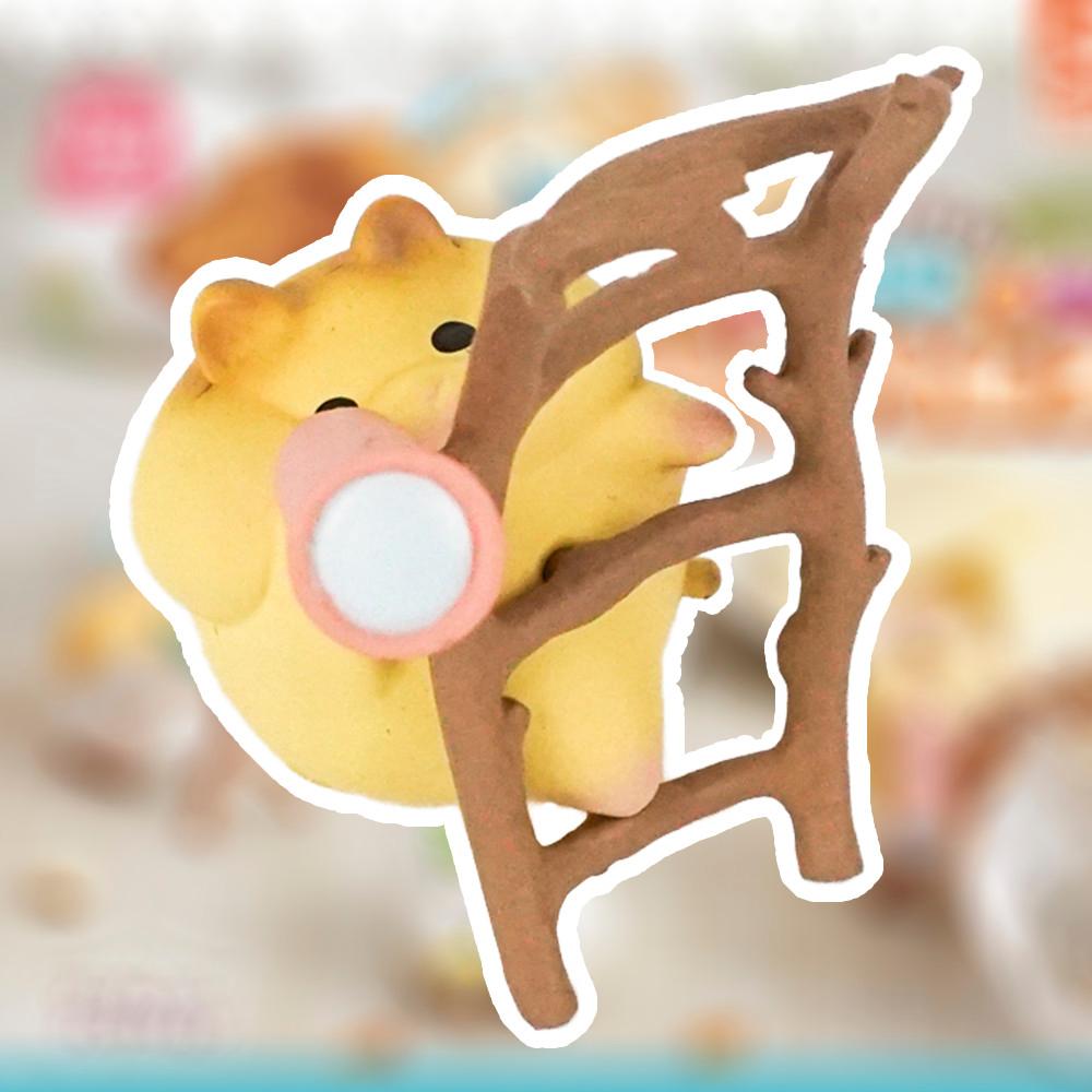 스탠드 스톤즈 가챠 간식 탐험대 못찌리 햄햄즈 햄스터 피규어 사다리 망원경