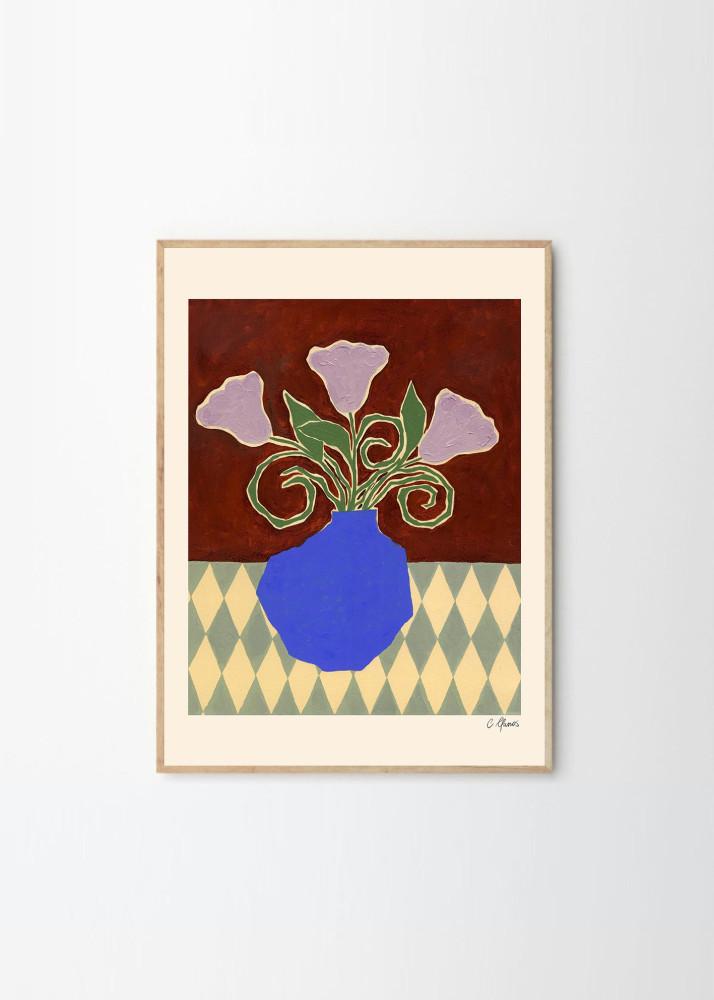 [칼라 라노스] CARLA LLANOS - Purple Flowers (30cmx40cm)