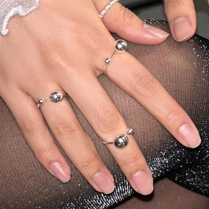 Ball point open ring