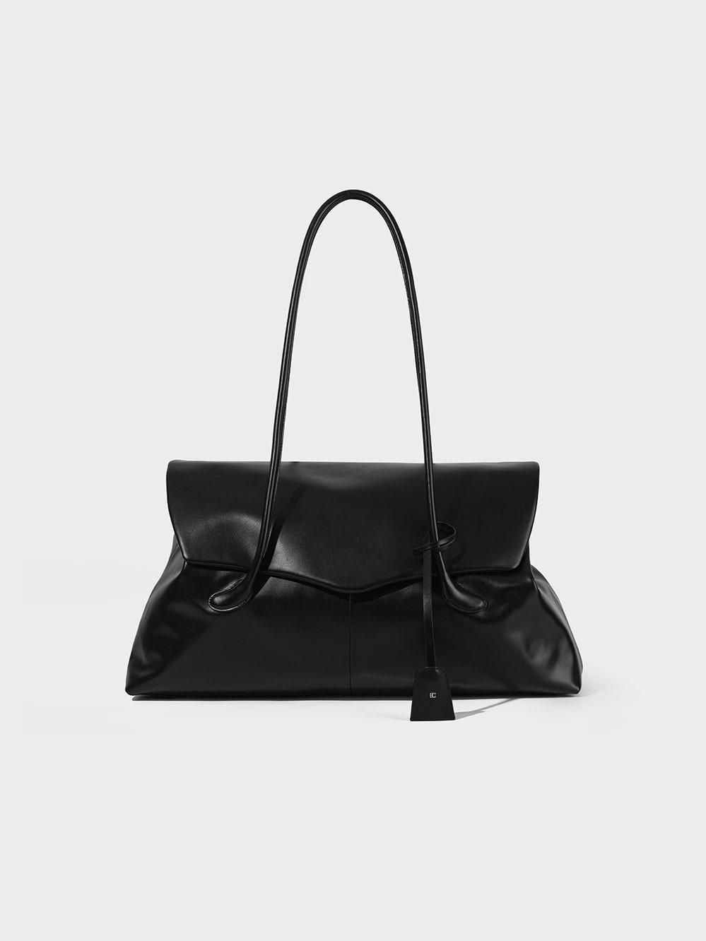 Haricot Flap Bag_Black
