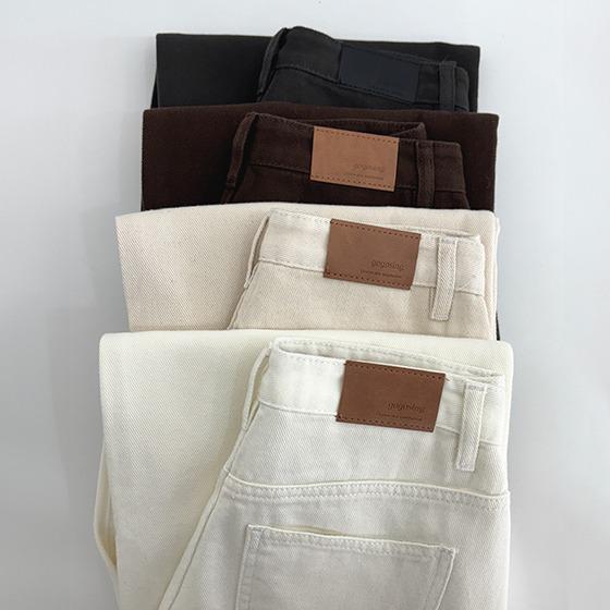 [오늘출발][1,000장돌파!🤎코튼와이드팬츠] 트윌코튼 와이드 팬츠 (갈색바지,브라운팬츠,면바지,면팬츠,와이드팬츠,코튼와이드,코튼팬츠,군살커버,사계절,하객룩,출근룩,봄바지,키작녀)