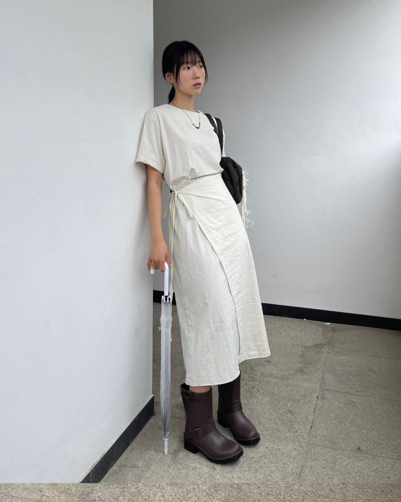 레인 나일론랩원피스 나일론원피스 장마룩 장마원피스