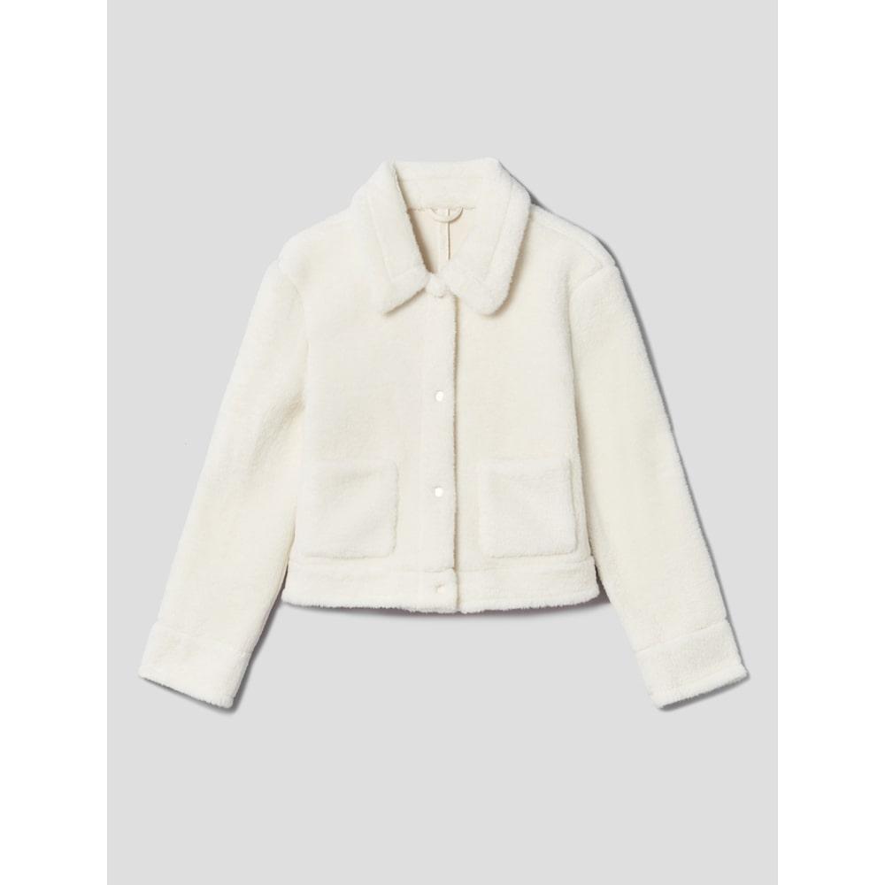 아웃 포켓 시어링 아우터  아이보리 (322Y3VLY60)