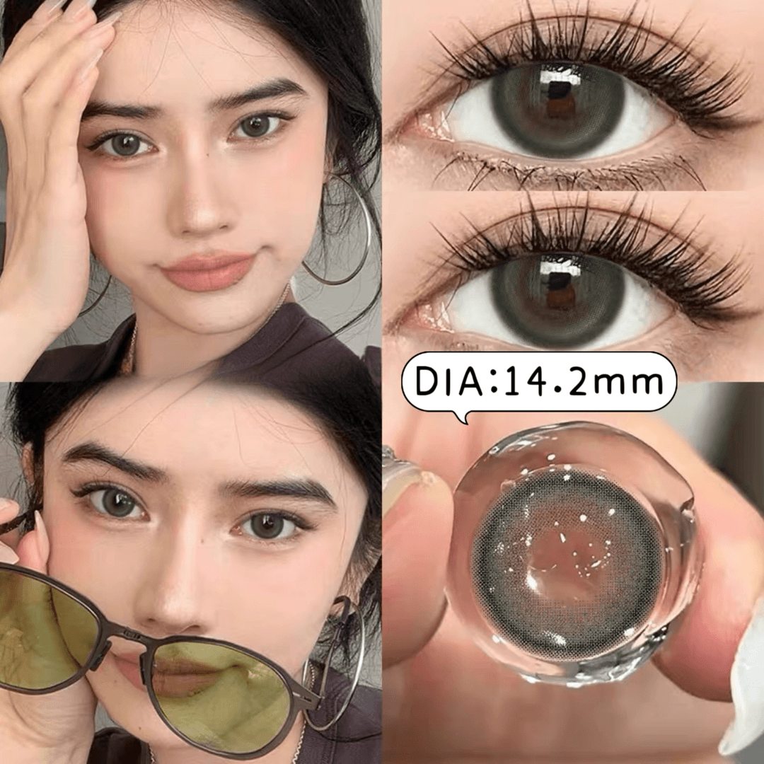 Tea Green 14.2mm Contact Lenses(6 months wear)