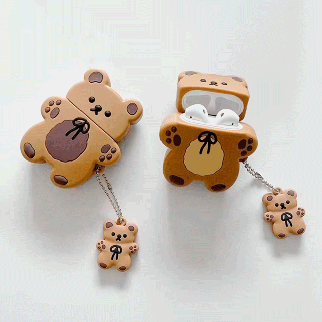 귀엽고 깜찍한 3D입체 곰돌이 에어팟케이스