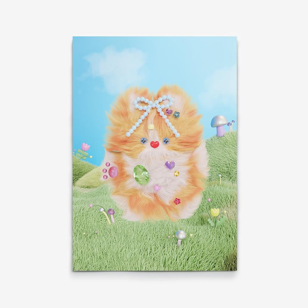 Forever Cute_Cheese Kitty  - 인테리어 포스터 액자