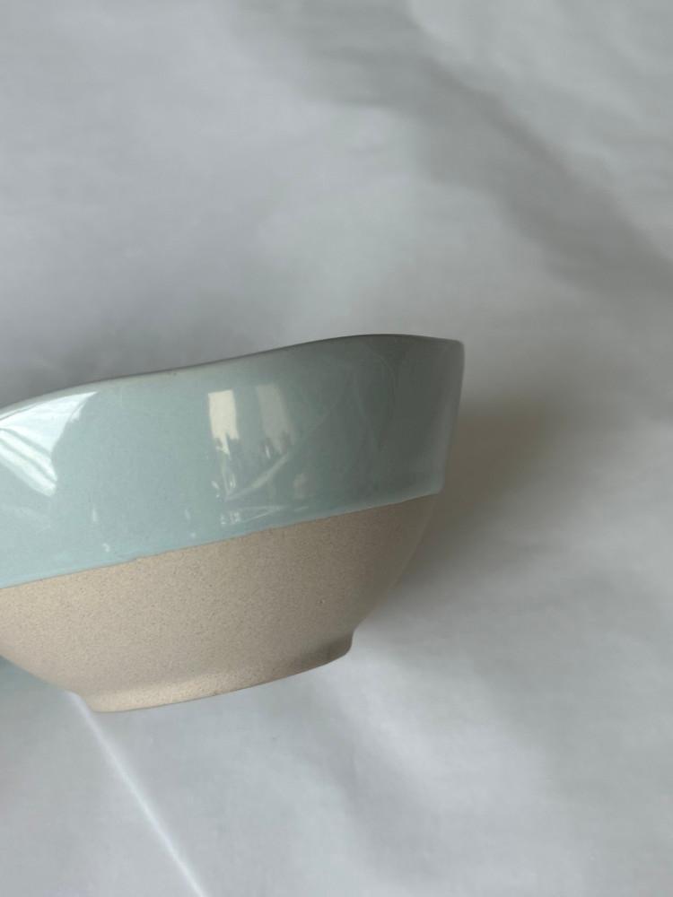 Cloud bowl/ 하늘색 투톤 스몰 볼 공기그릇 밥공기