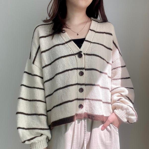 가을 아침 가디건