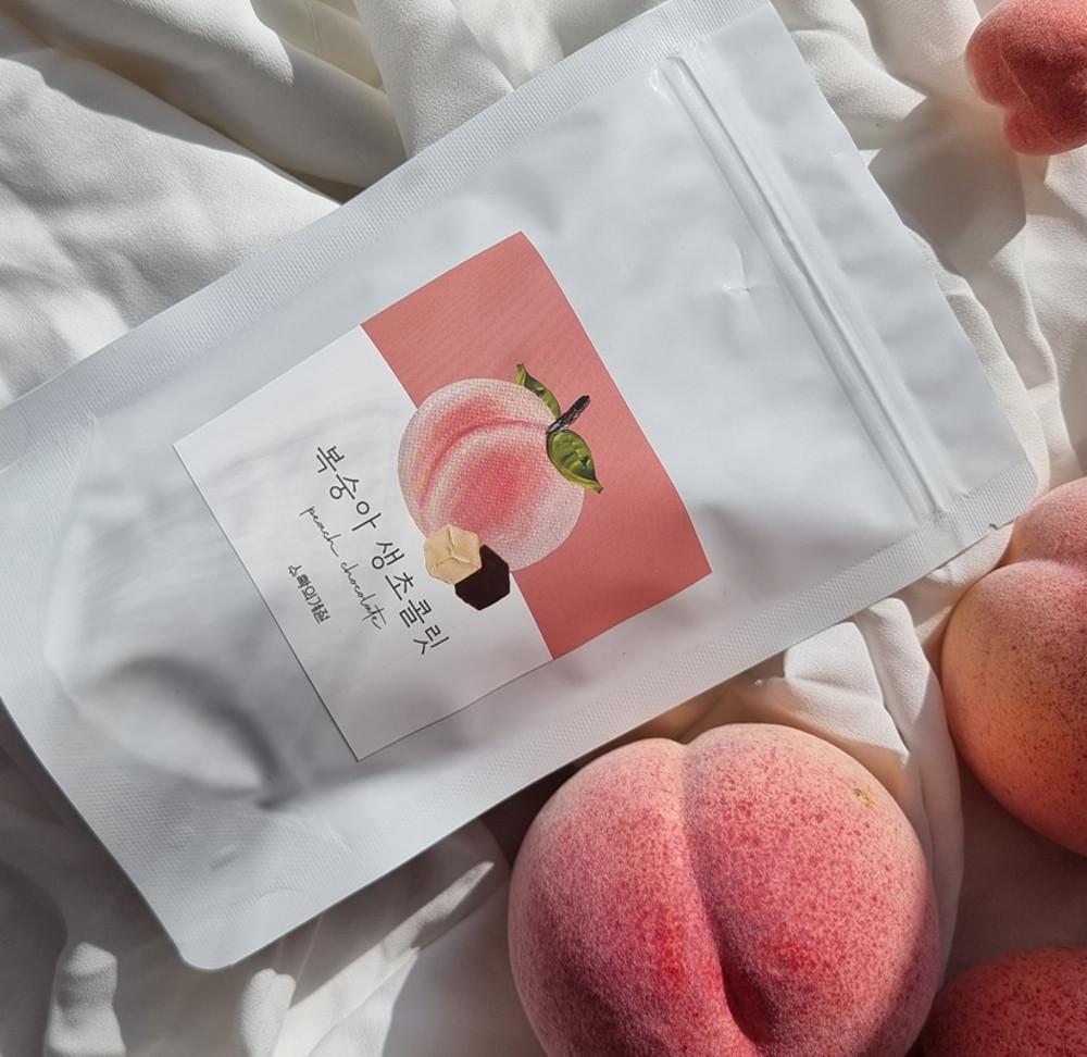 SNS에서 화제된 진짜 복숭아생초콜릿 / 사계절 달콤한 / 수확의계절 수제초콜릿 [원산지:상세설명에 표시]