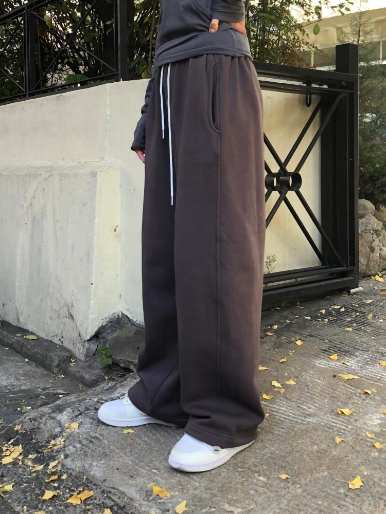 스노우 기모 조거팬츠