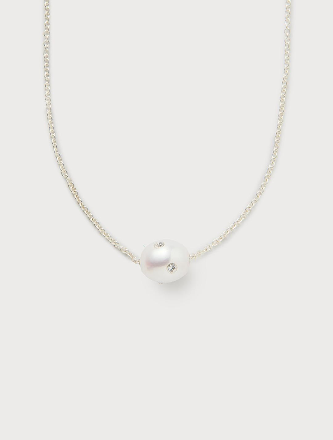 [주문제작]							 Signature Polkadots Necklace, White