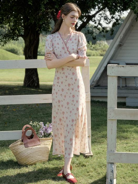 SR_Pink peach puff dress
