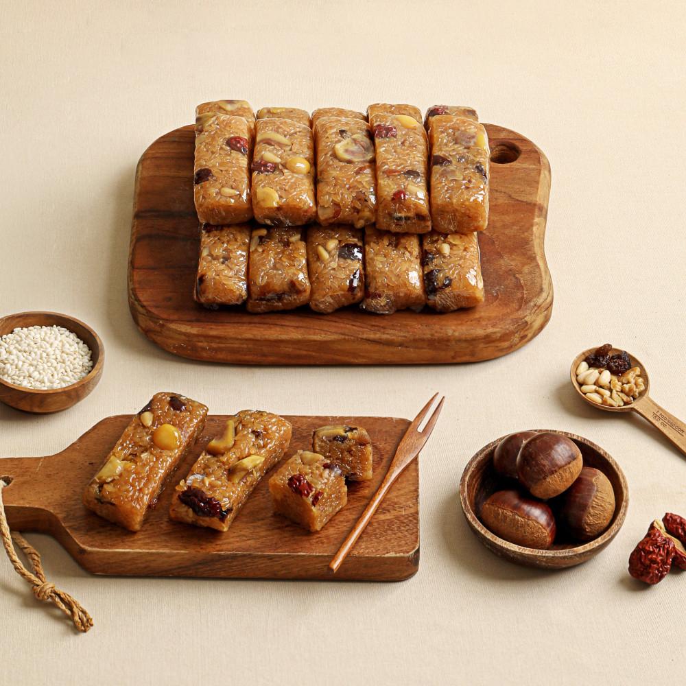 명가 45년 전통 약식 15개 1.5kg, 45년 전통소스에 밤 듬뿍 넣은 약밥 [원산지:국산 등]