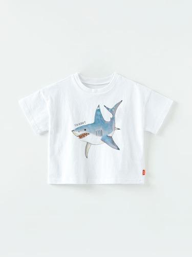 블루샤크 반팔 아트웍 티셔츠