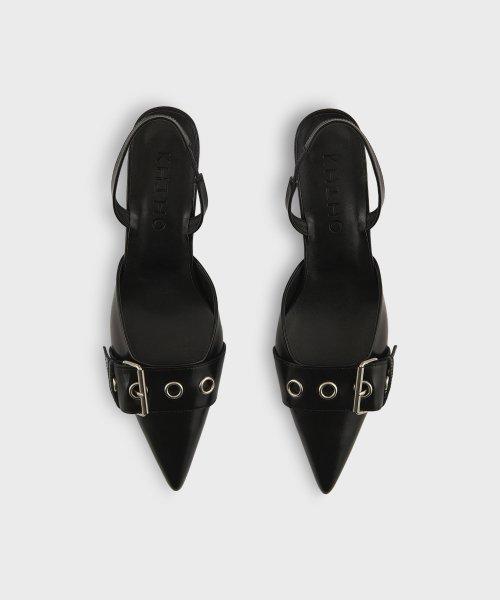POINTED BUCKLE SLINGBACK