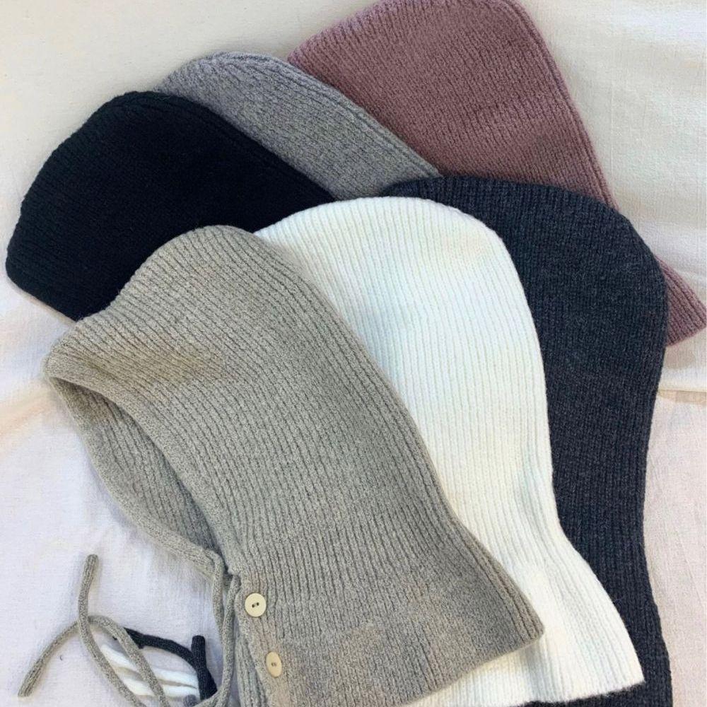 [3만개돌파/국내제작] 남녀공용 단추 후드 모자 바라클라바