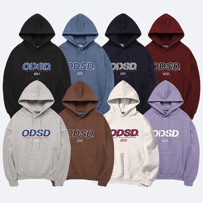 [스쉐특가][스티커팩 증정] ODSD 로고 후드티셔츠 - 8COLOR