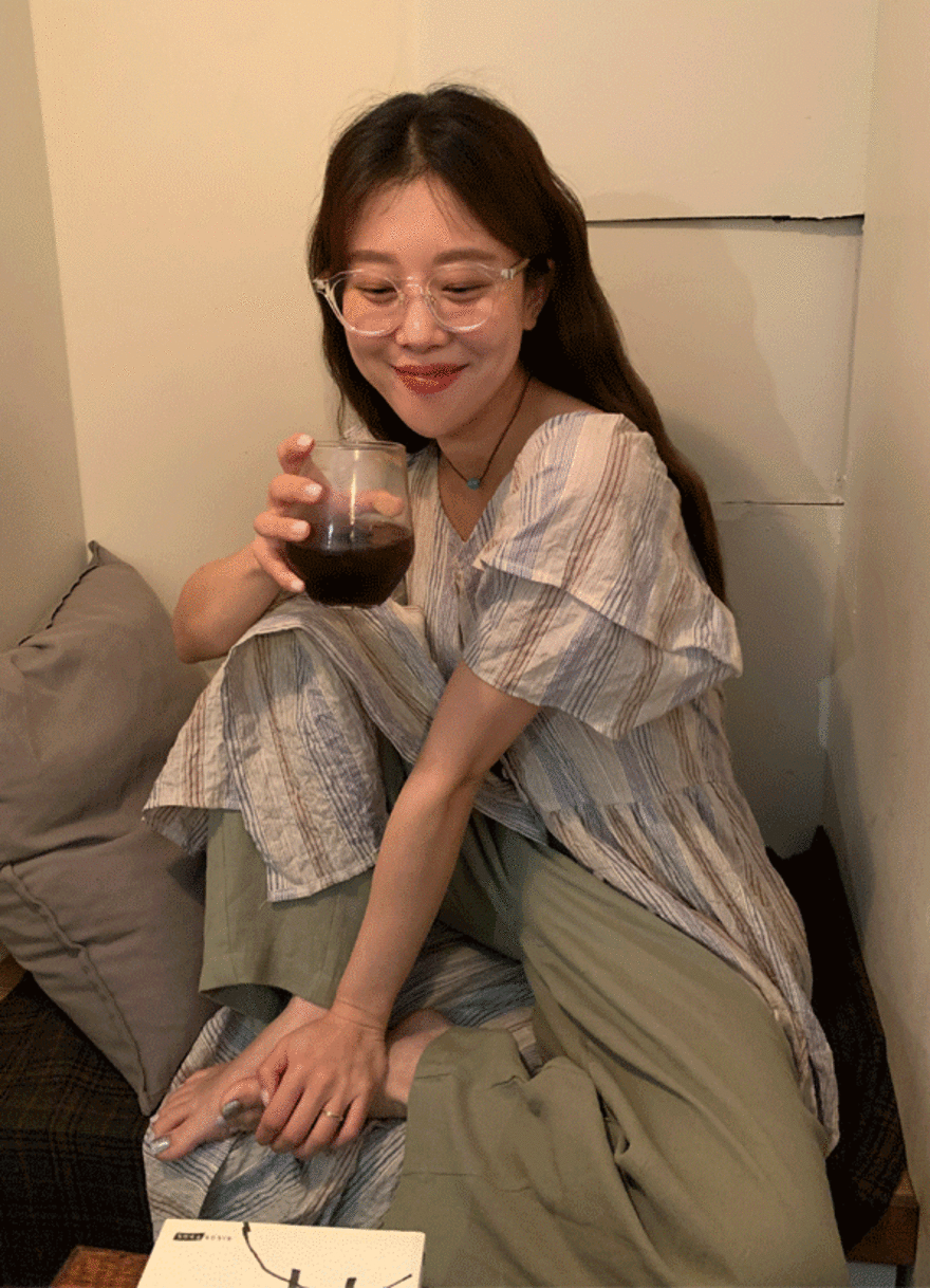 재진행♥︎ / 모크 우드 원피스 (2colors)