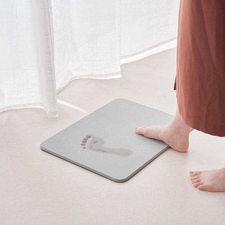 규조토 발매트 논슬립_다크그레이45CMx35CM