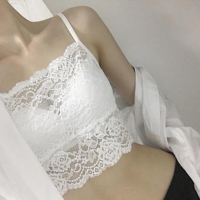 로즈 레이스 브라렛