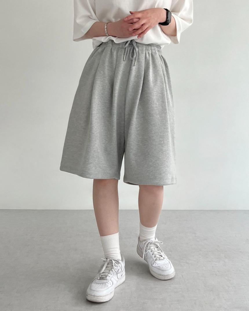 [unisex] 라프 벌룬 버뮤다 팬츠 (3color)