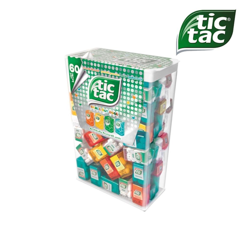 틱택 미니박스 60개 (4가지 혼합맛)