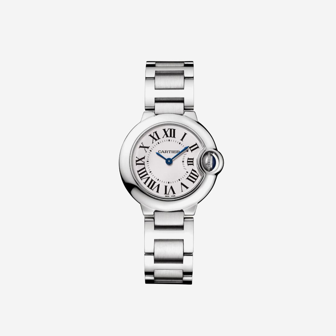 Cartier Ballon Bleu Watch 28 Quartz Steel Bracelet Steel