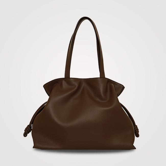 데일리 소가죽 복조리백