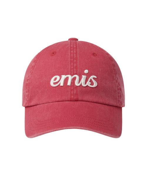 VINTAGE PIGMENT BALL CAP-RED