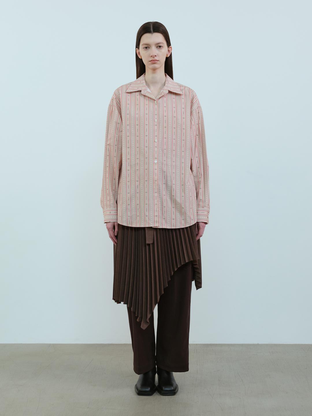 PINK VINTAGE STRIPE SHIRT