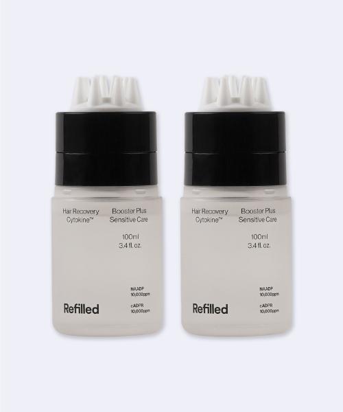 리필드(REFILLED)  사이토카인 탈모증상완화 헤어토닉 부스터 100ml 2개 - 후기 | 무신사