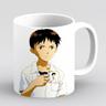 Shinji Holding A Mug Text Anime Breathable Male 11oz High Quality Creative Design Top Promotion Mug Cup Friends Gift