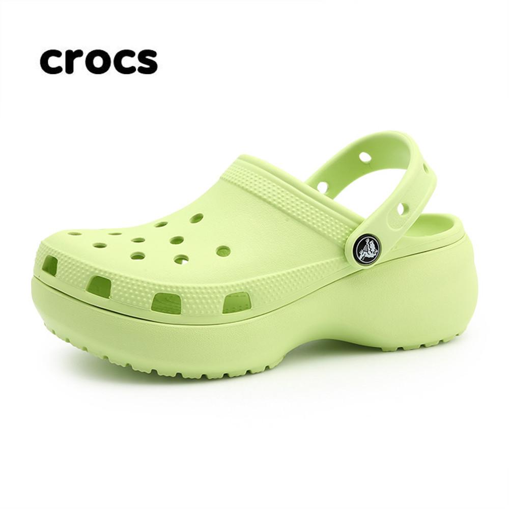 크록스 클래식 플랫폼 클로그 샐러리 (206750-335)