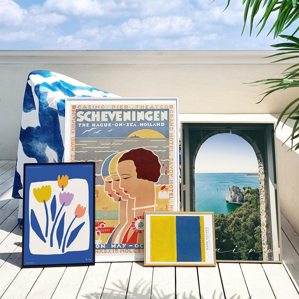 썸머홀리데이 여름인테리어 포스터 액자 100종