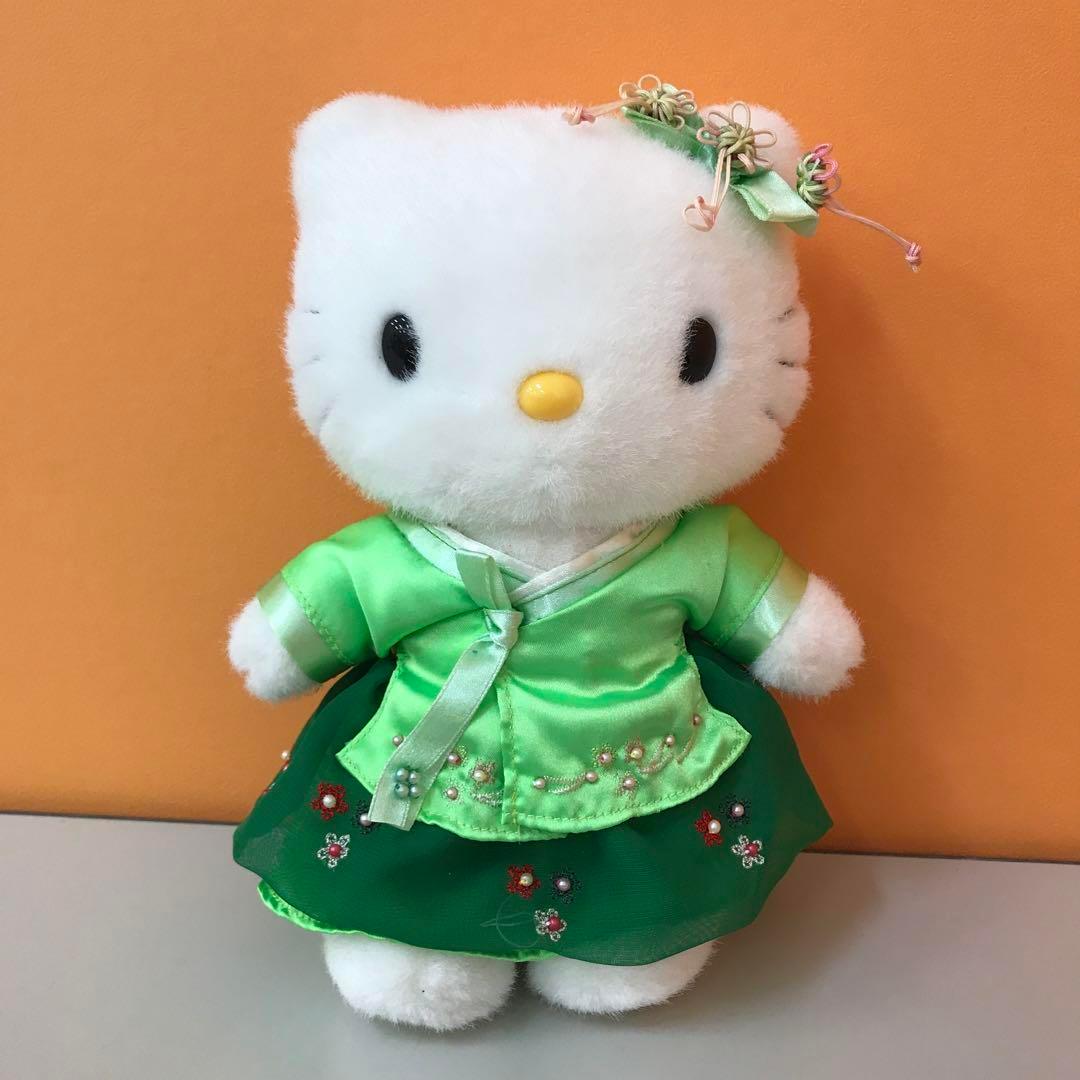 レア☆　ハローキティ　チマチョゴリ着用　ぬいぐるみ　韓国　韓服