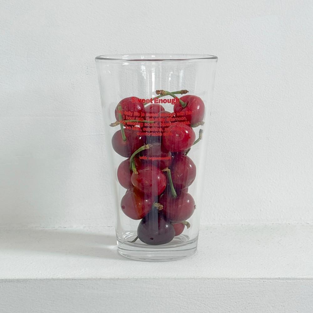 sweet glass 유리컵 유리잔 홈카페 집들이선물 500ml