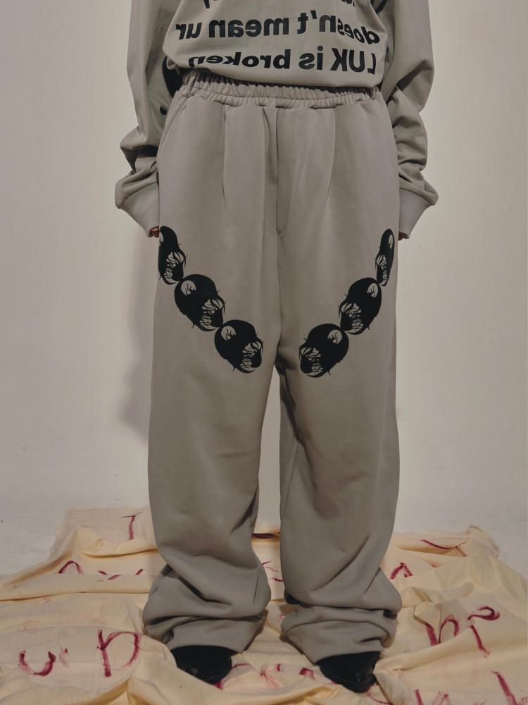 [연말무료배송] LUK-OUT Baggy Training Pants GR 배기핏 조거팬츠 그레이